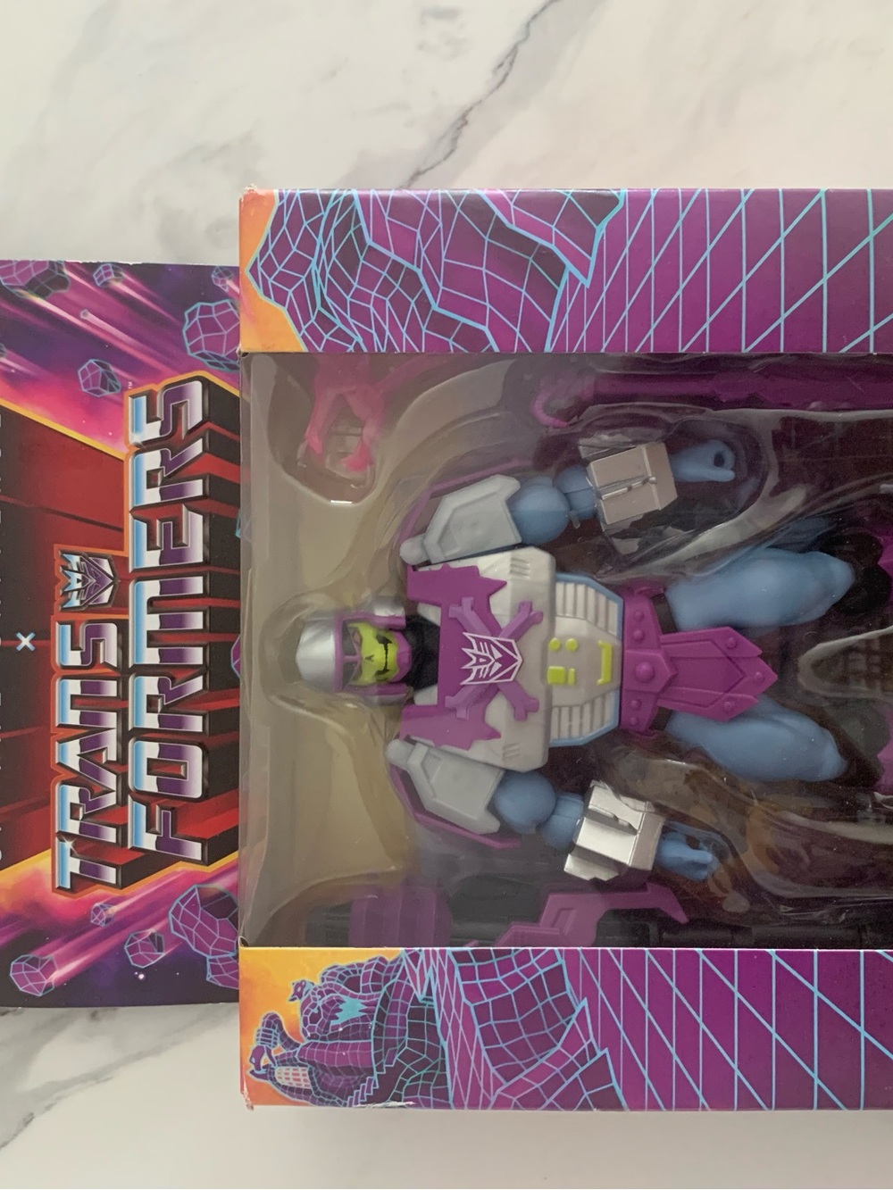 Transformers Kids Action Figure - Purple and Blue Decepticon